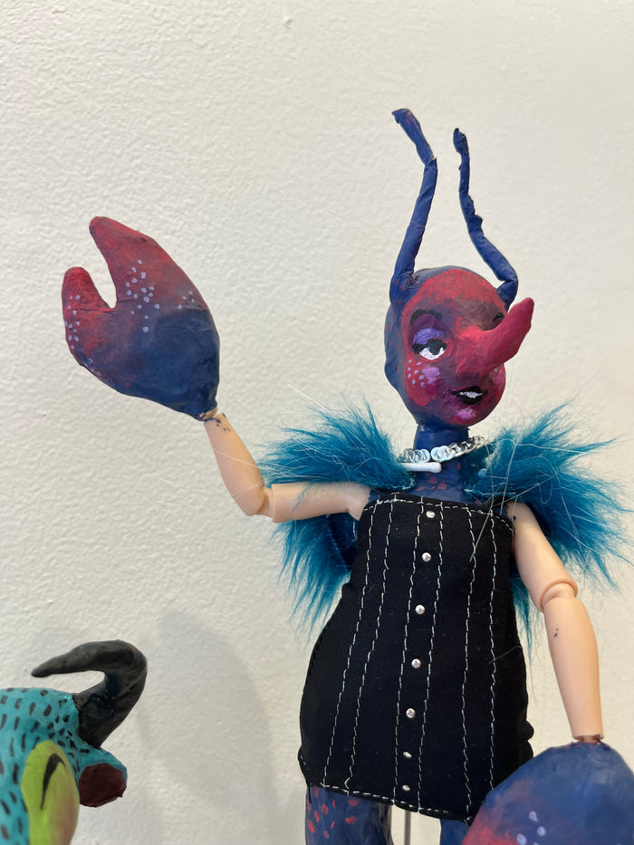 Fashion Bug - OOAK Handmade Sculpture Doll