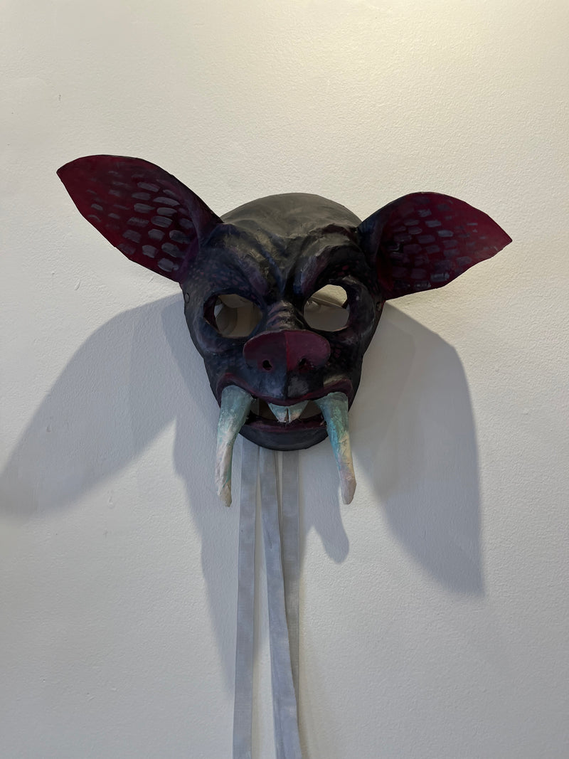 Hog Gobblin - OOAK Mixed Media Mask