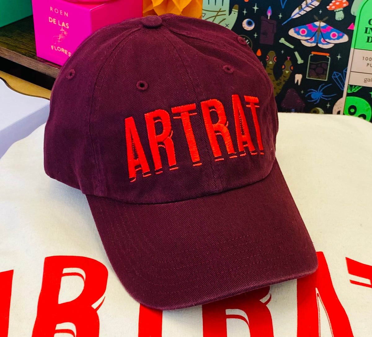 ArtRat Baseball Cap -  Maroon