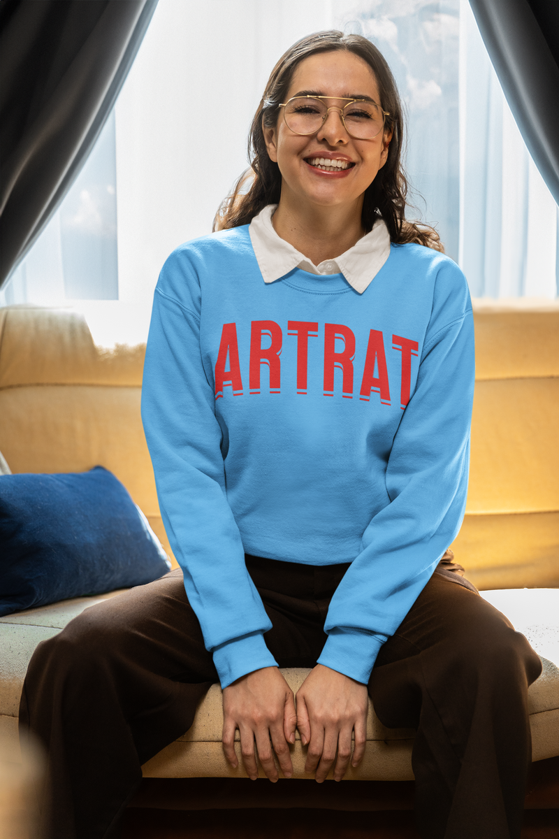 ArtRat Sweatshirt in Light Blue Super Soft