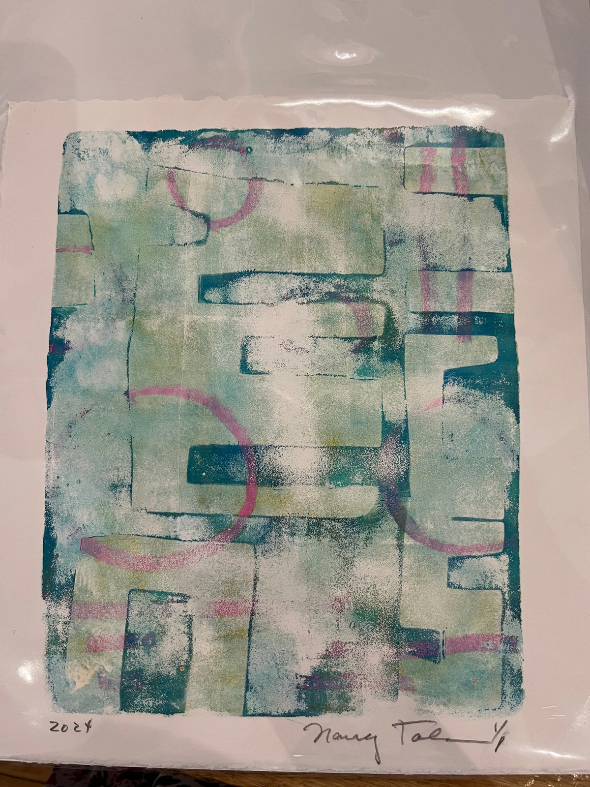 Gelli Plate Prints - Nancy Tobin