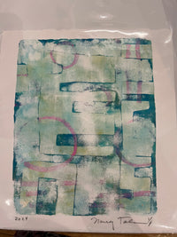 Gelli Plate Prints - Nancy Tobin