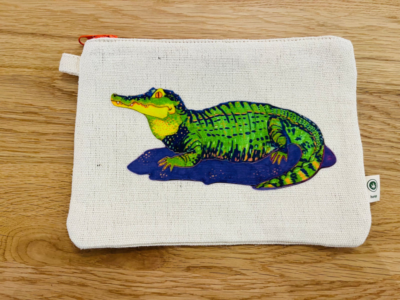 Cayman Hemp/Cotton Pouch - Designed by Sadie Rothenberg