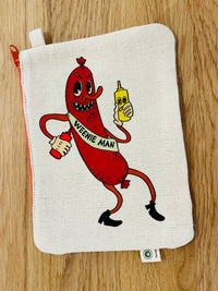 Happy Mice Hemp/Cotton Pouch - Designed by Sadie Rothenberg