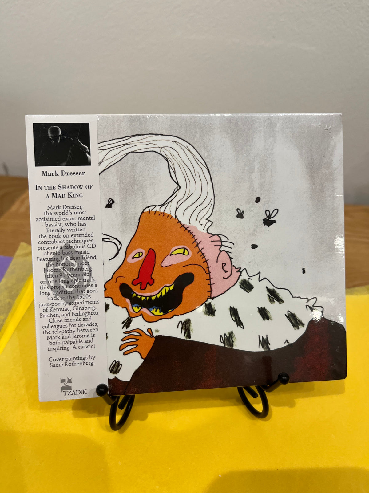 Mark Dresser -In the Shadow of Mad King – featuring Jerome Rothenberg (Tzadik) Release