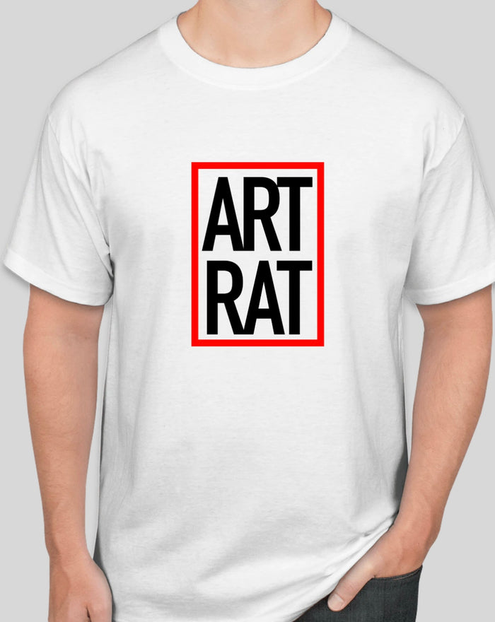 ArtRat Square Logo Cotton T-Shirt - White