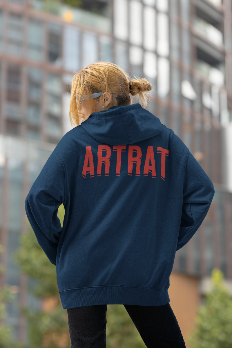 ArtRat Hoodie - Navy — Heavyweight Cotton