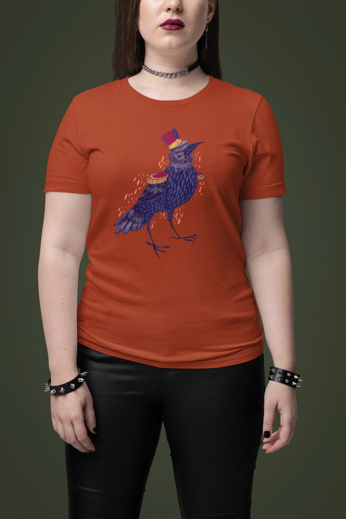 Important Bird Unisex Jersey Short Sleeve Tee - Designed by Sadie Rothenberg (Autumn)