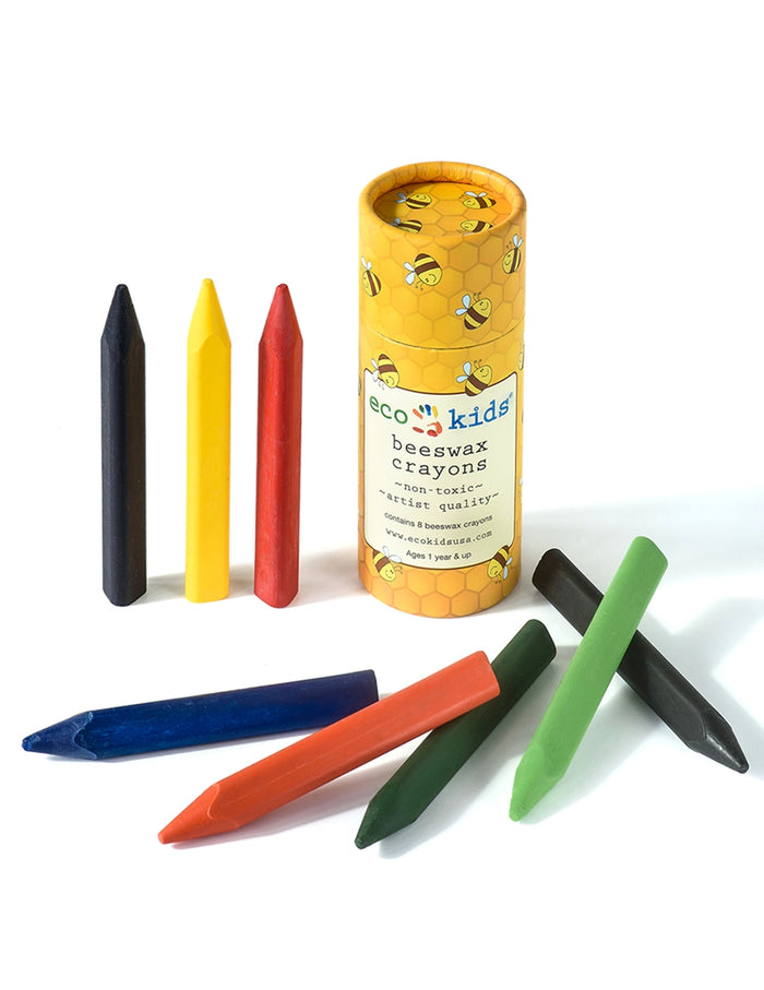 Eco-Kids Beeswax Crayons - Triangle Shape