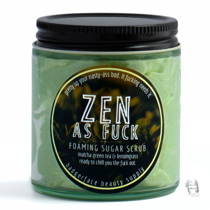 Green Tea Scrub. Zen Gift. Yoga Gifts. Natural Body Scrub.
