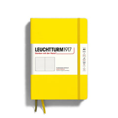 Leuchtturm 1917 Lemon Hardcover Dotted Medium A5 Notebook