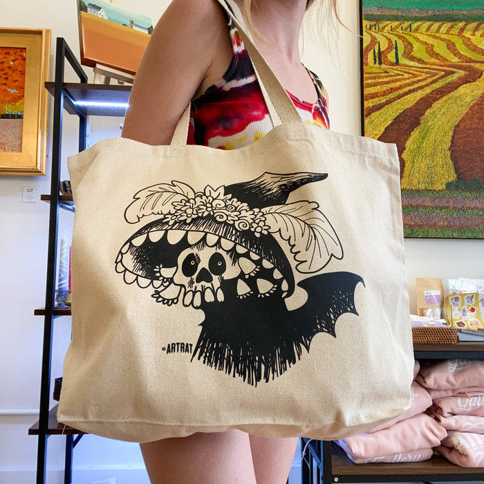 Catrina Canvas Tote - Designed by Sadie Rothenberg