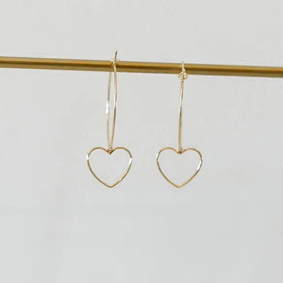 The Anna Ryan Gold Plated Hoop Earrings (Medium)