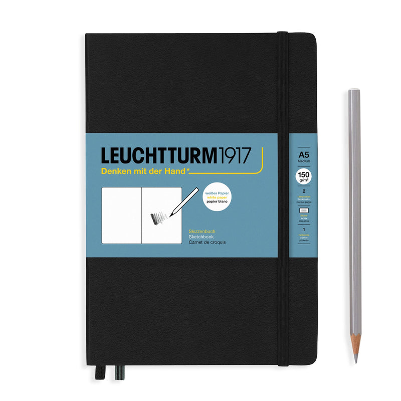 Leuchtturm 1917 A5 Artist Quality Sketchbook - Black