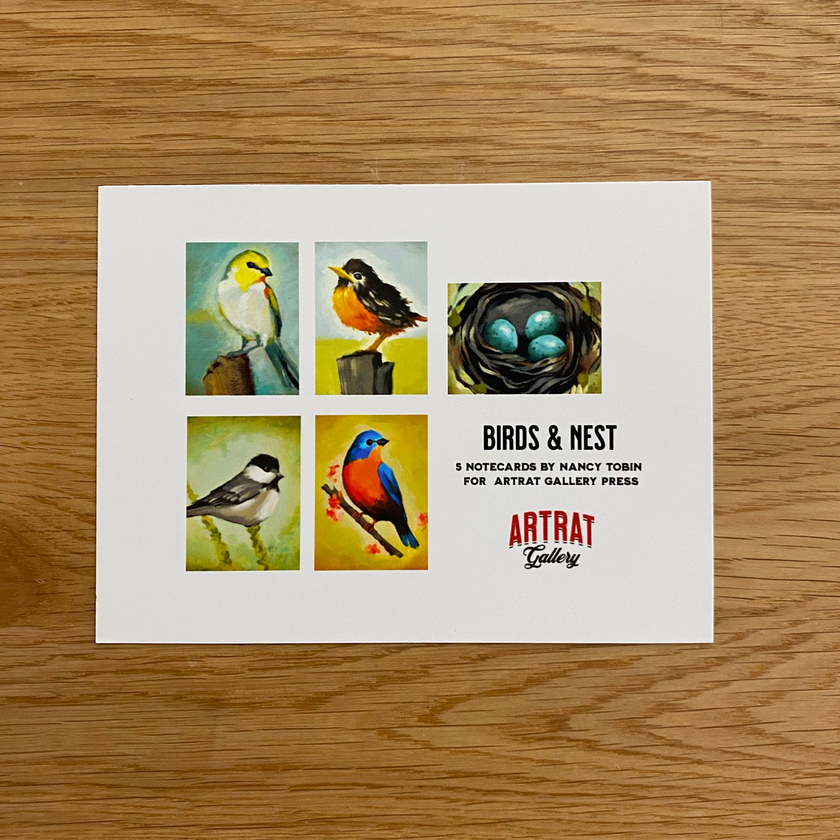 Birds & Nest - Notecard 5 Pack