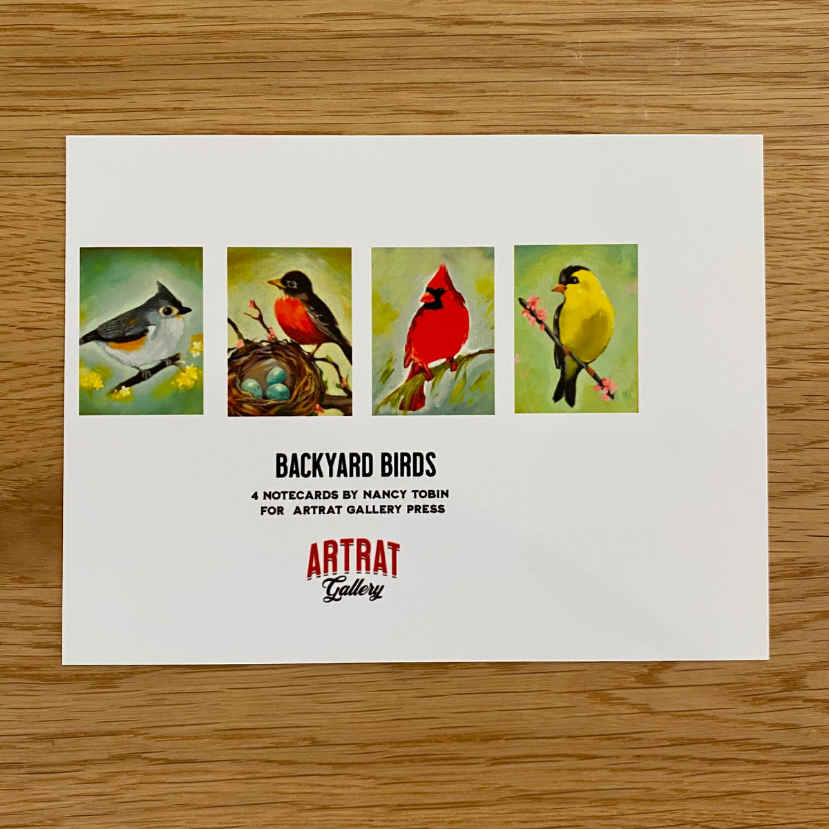Backyard Birds - Notecard 4 Pack