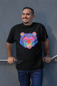 Bubba Bear Unisex Jersey Short Sleeve Tee - Designed by Sadie Rothenberg (Black)