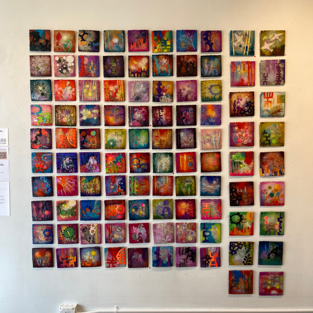 100 Steps Forward — Original Artwork by Nancy Tobin - 'In the Works' ArtPrize 2025