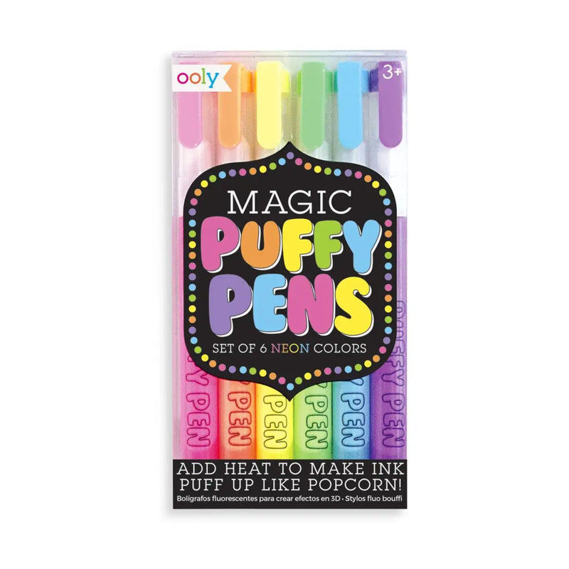 Magic Neon Puffy Pens