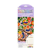 Paintology Paint-By-Number Canvas Kit. - Blue Birds - 25 Piece Set