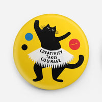 Button - Creativity (Black Cat)