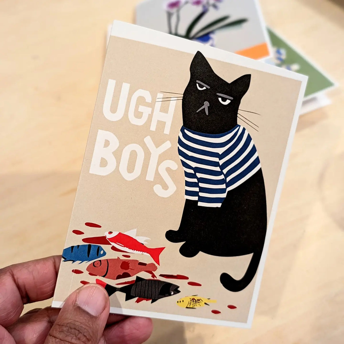 Greeting Card - Ugh Boys