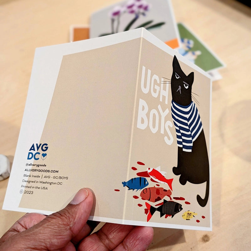 Greeting Card - Ugh Boys