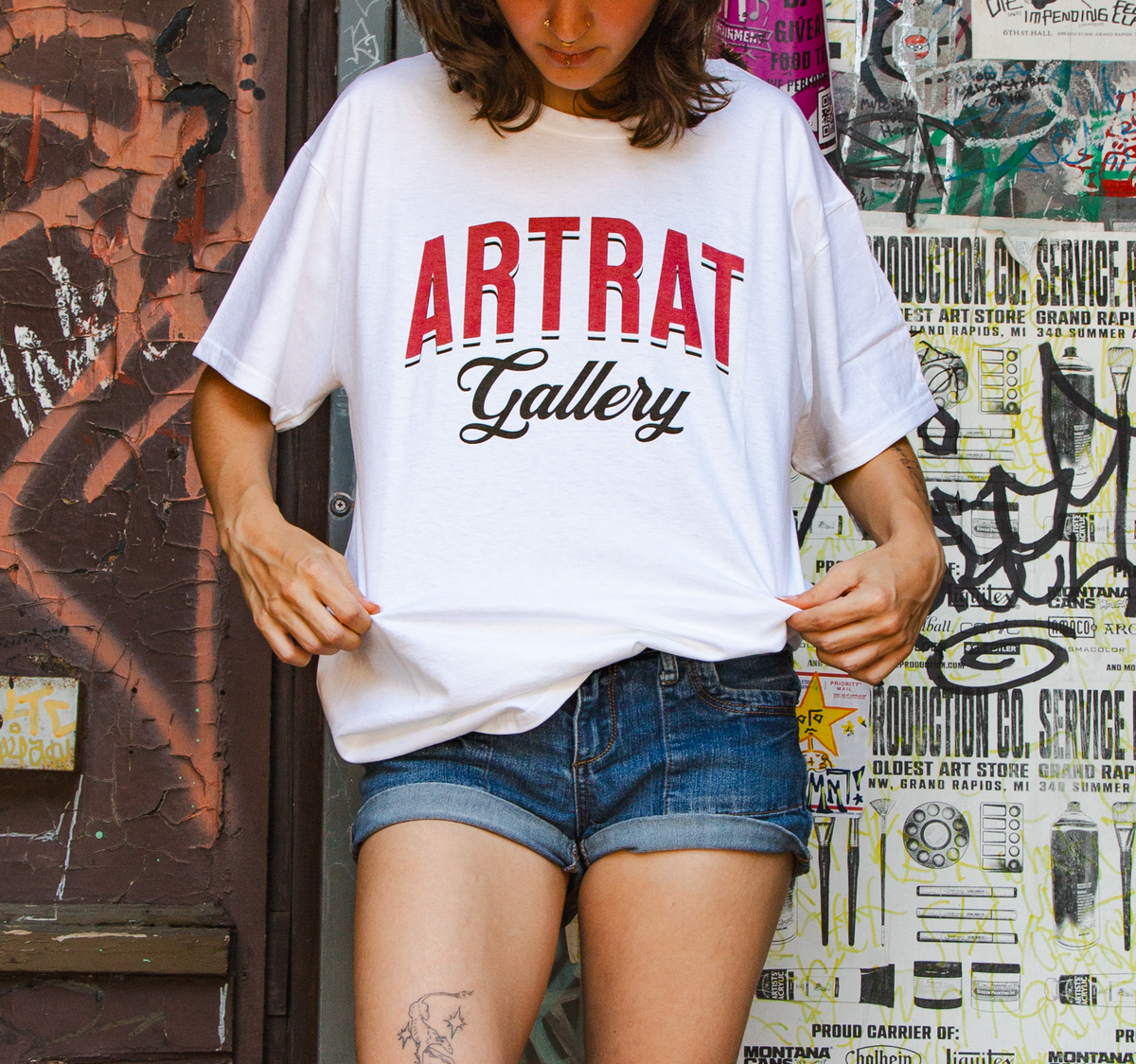 ArtRat Gallery Logowear Cotton T-Shirt - White