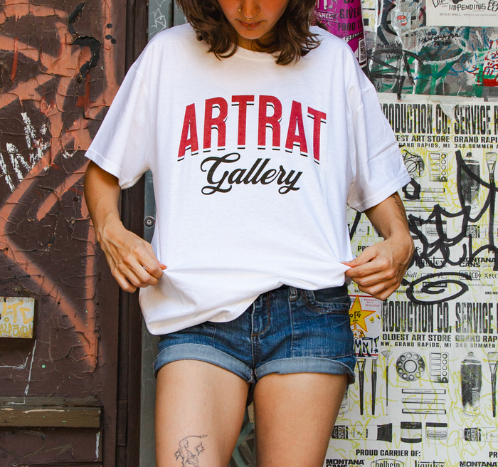 ArtRat Gallery Logowear Cotton T-Shirt - White