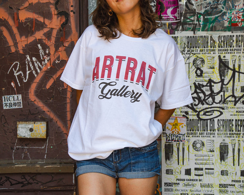ArtRat Gallery Logowear Cotton T-Shirt - White