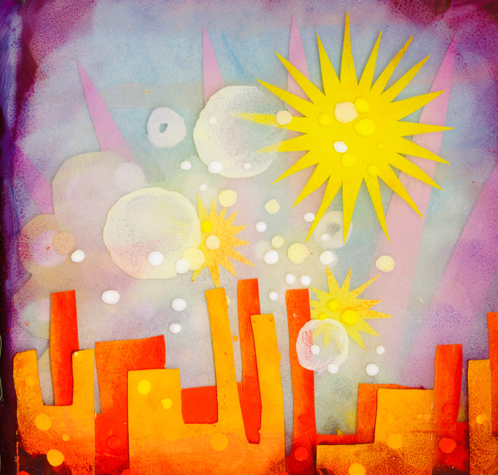 100 Steps Forward — Original Artwork by Nancy Tobin - 'In the Works' ArtPrize 2025