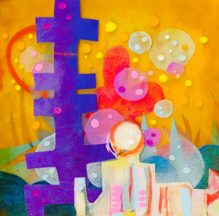 100 Steps Forward — Original Artwork by Nancy Tobin - 'In the Works' ArtPrize 2025