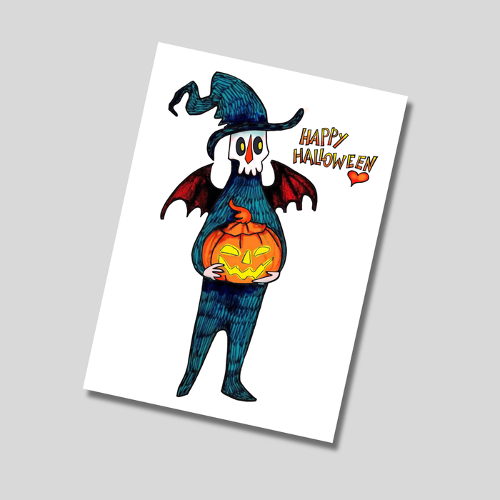 Halloween Mini Print / Super Luxe Postcard