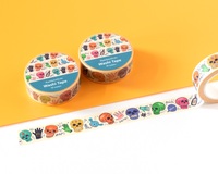 Colorful Skulls Washi Tape