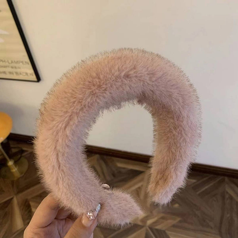 Wide Rim Plush Headband