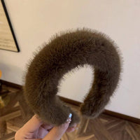 Wide Rim Plush Headband