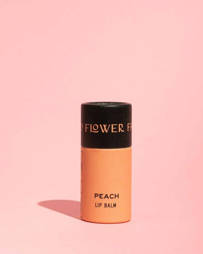 Peach Organic Lip Balm / 0.3 oz Biodegradable Tube 🍑