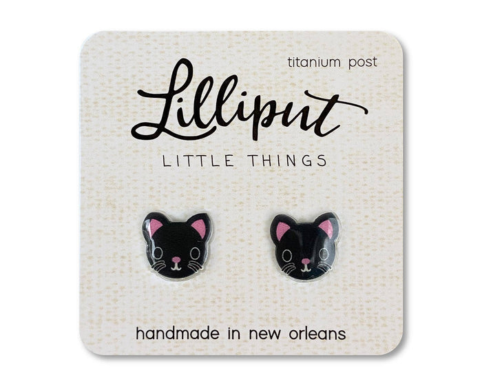 Kitty Cat Earrings / Lilliput
