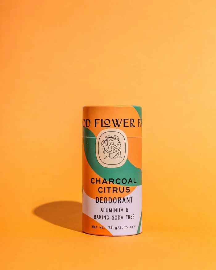 Charcoal Citrus Deodorant / 2.75 oz Biodegradable Stick 🍊🍋