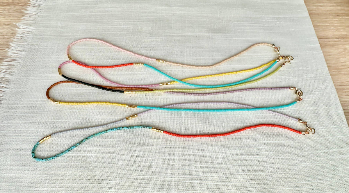 Cassis Beaded Necklace