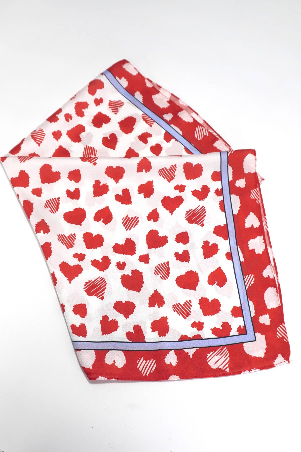 Red Heat Bandana - Silky Feel - Great for Valentine’s Gift