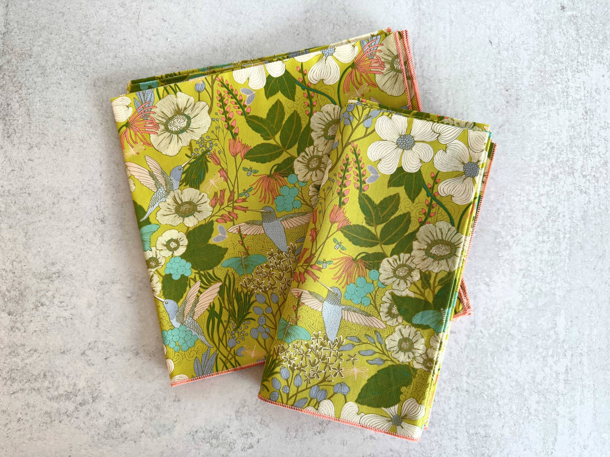 Hummingbird Cloth Napkins, set of four