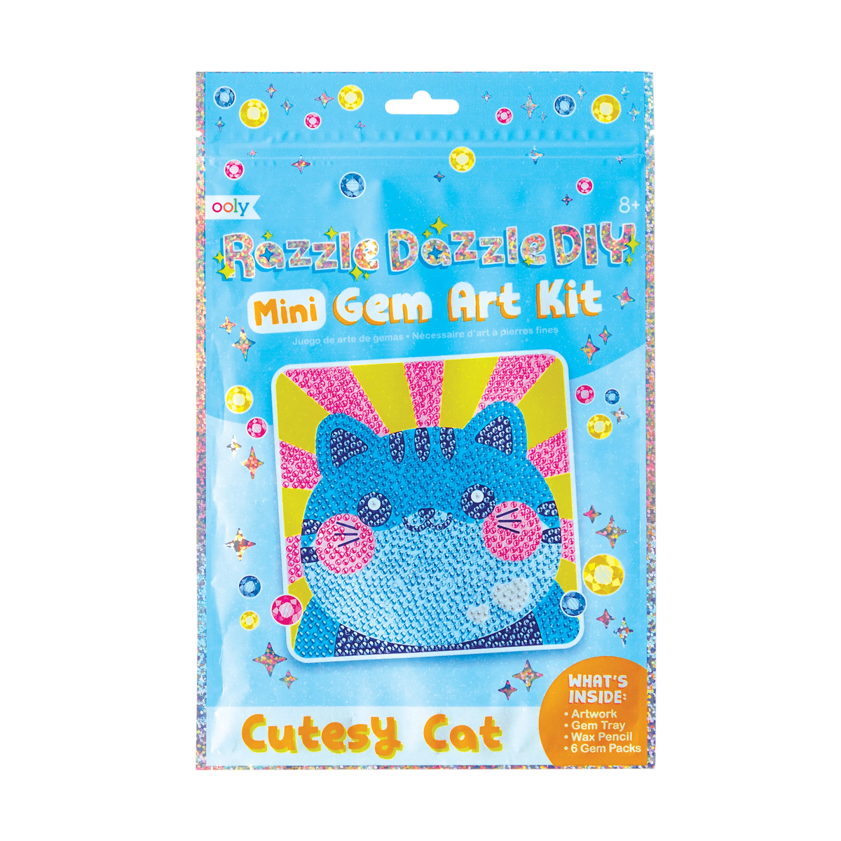 Razzle Dazzle DIY Mini Gem Art Kit - Cutesy Cat