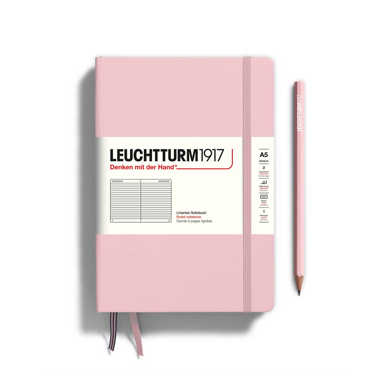 Notebooks - Medium (A5): Navy / Hardcover / Ruled