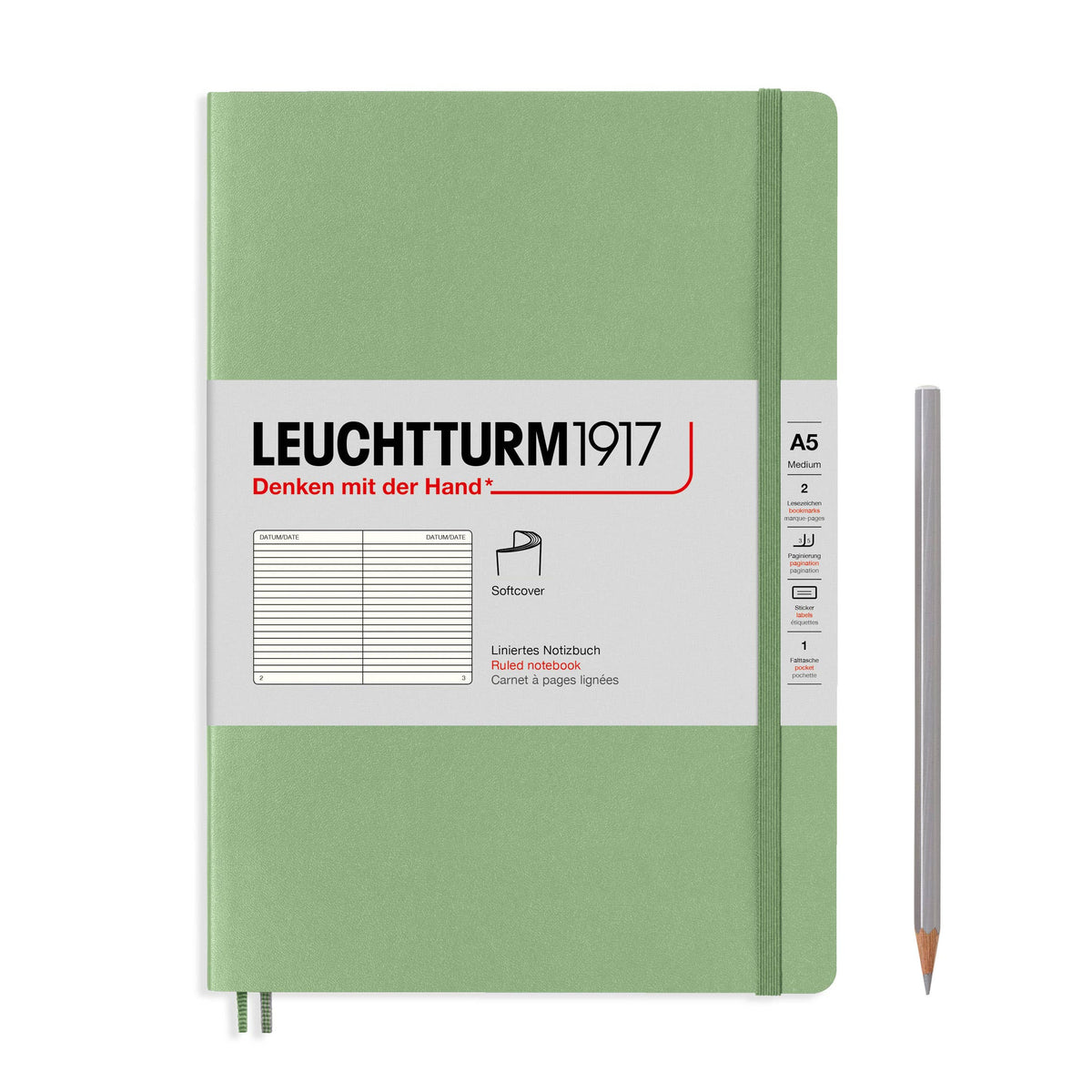 Notebooks - Medium (A5): Ink / Hardcover / Ruled