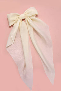 Organza Sheer Ribbon Hair Clips