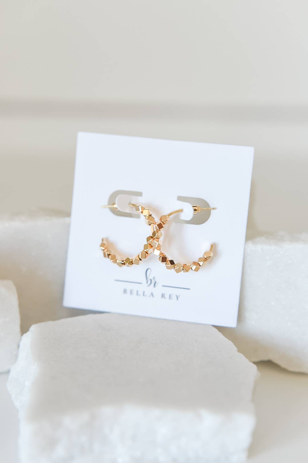 The Suri Hoop Studs 18k / Bella Rey