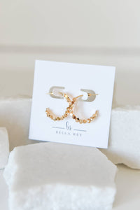 The Suri Hoop Studs 18k / Bella Rey