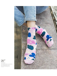 Rufia - Bloom Pop Art Crew Socks