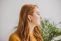 Midcentury Sun Stud Earrings